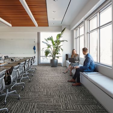 Decibel: Visual Code Collection Carpet Tile by Interface